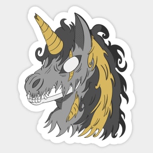 Zombie Unicorn Sticker